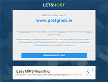 Tablet Screenshot of postgrads.ie